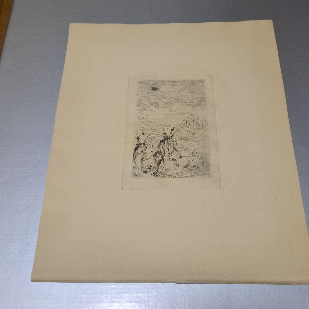 リトグラフ　ルノワール