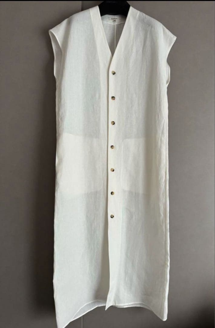 ★新品未使用★ BLAMINK ノースリーブ ワンピース ジレ ブラミンク