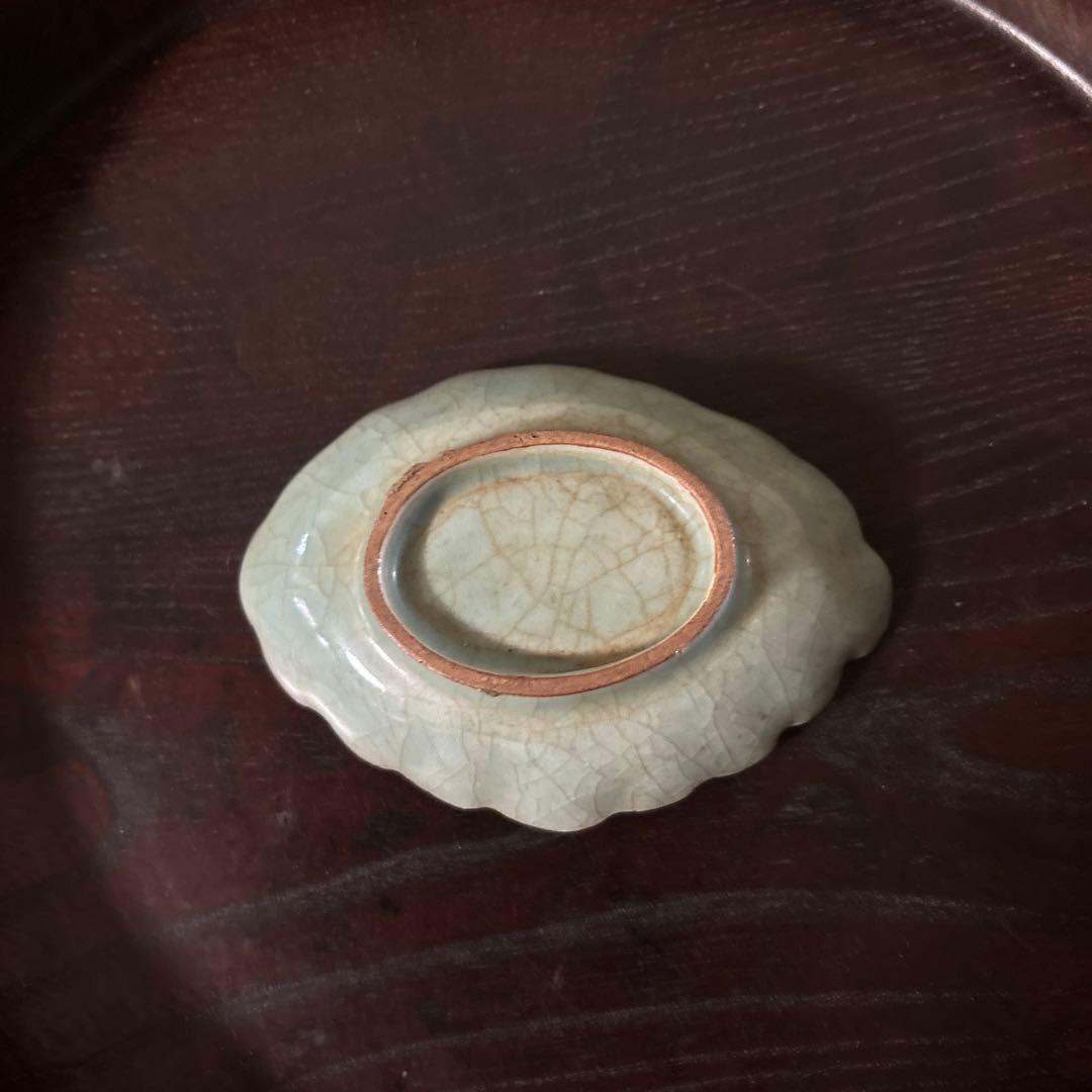 古伊万里青磁小皿5枚　三田　波佐見　瀬戸　アンティーク　茶器　検:白洲正子　李朝