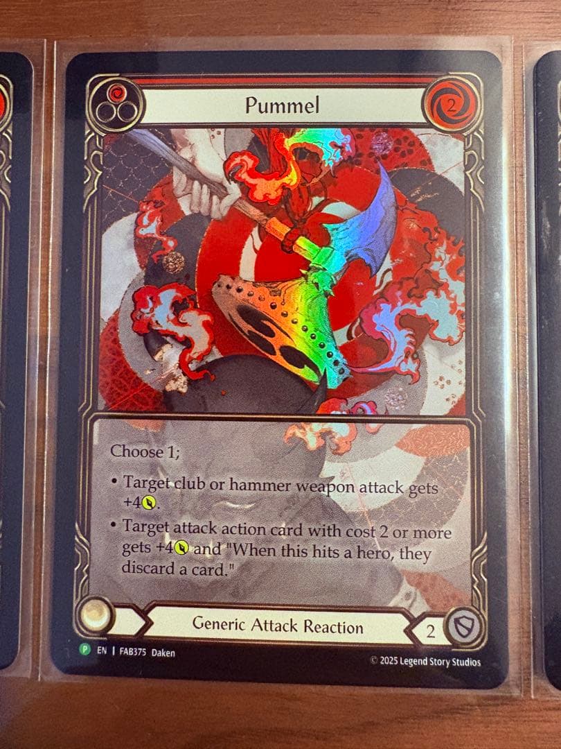 Pummel 殴打 プロモRF 未使用 FAB375 FaB