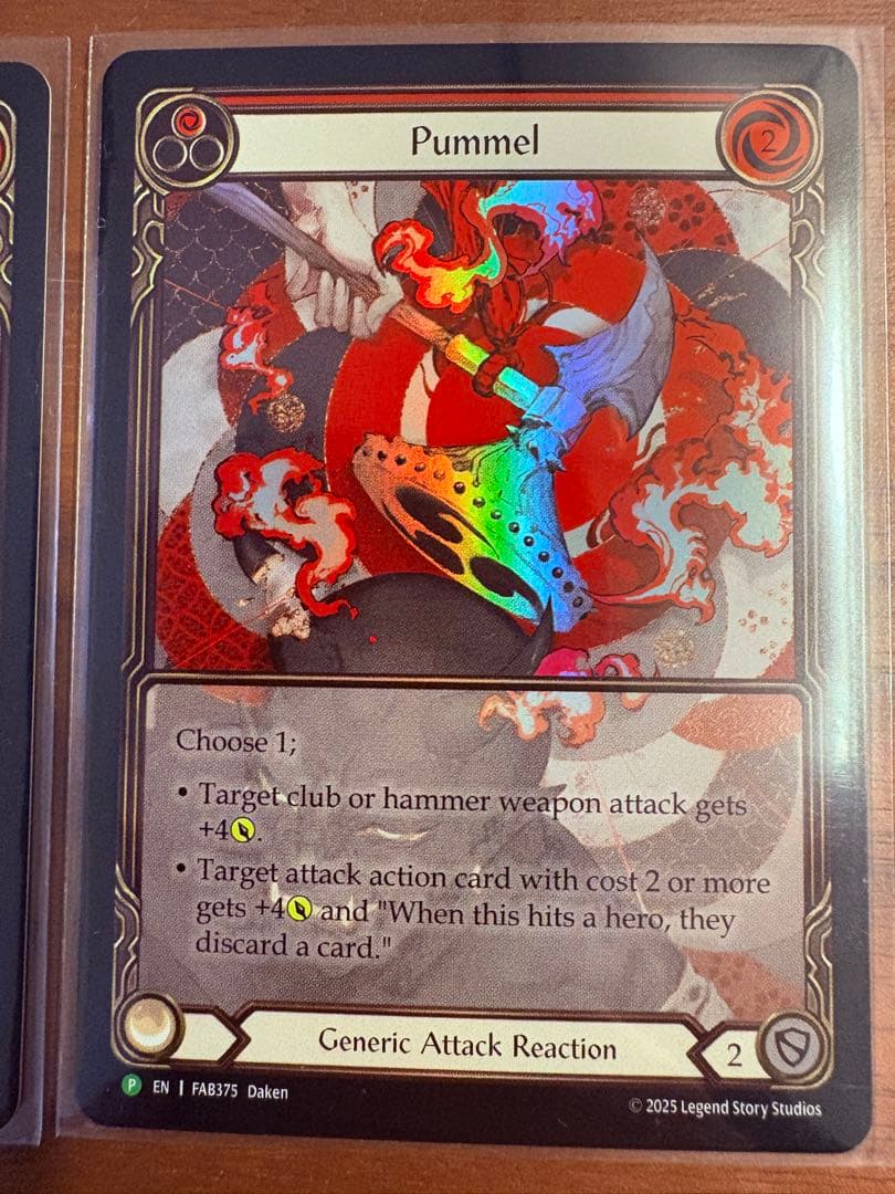 Pummel 殴打 プロモRF 未使用 FAB375 FaB