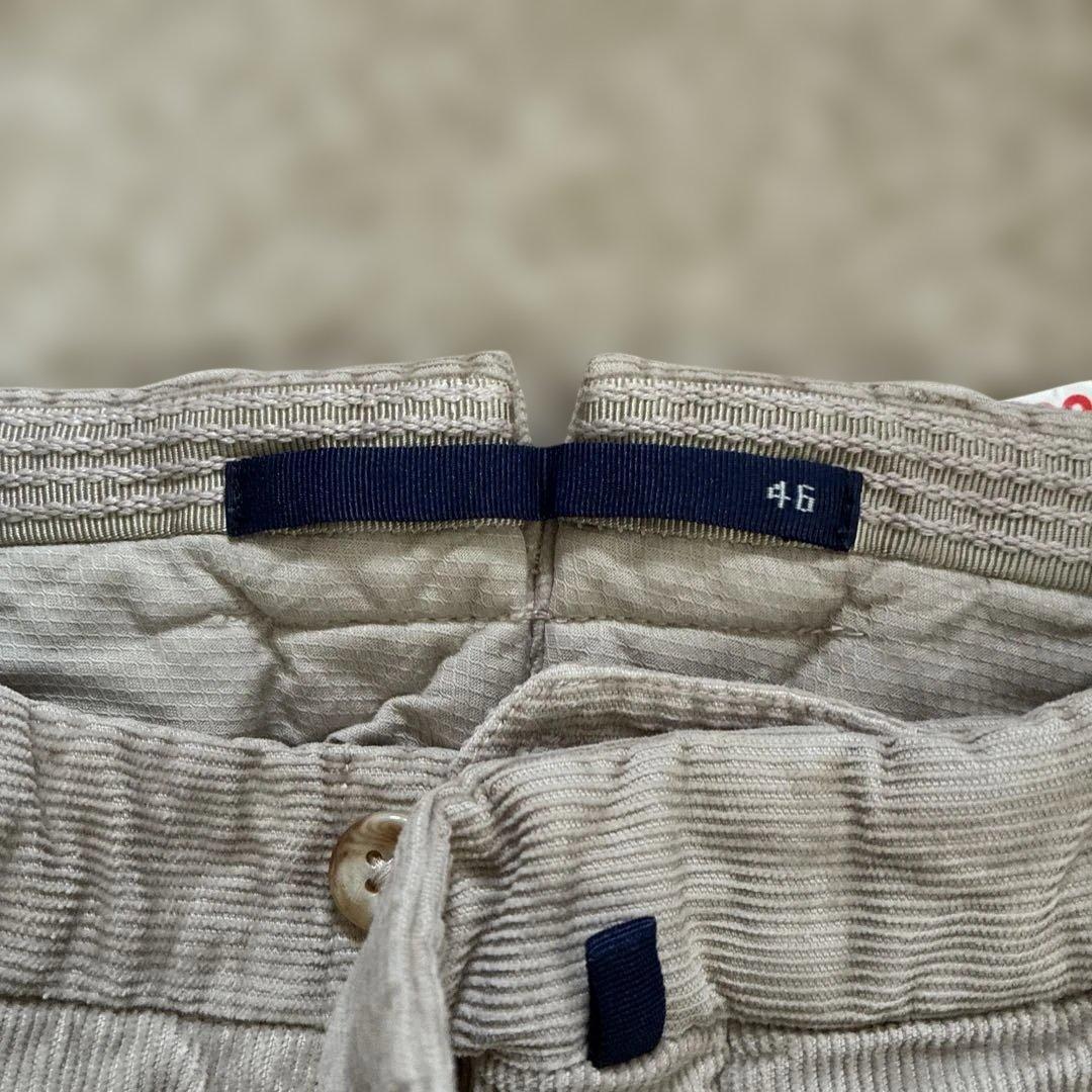 INCOTEX コーデュロイパンツ　ベージュ　46