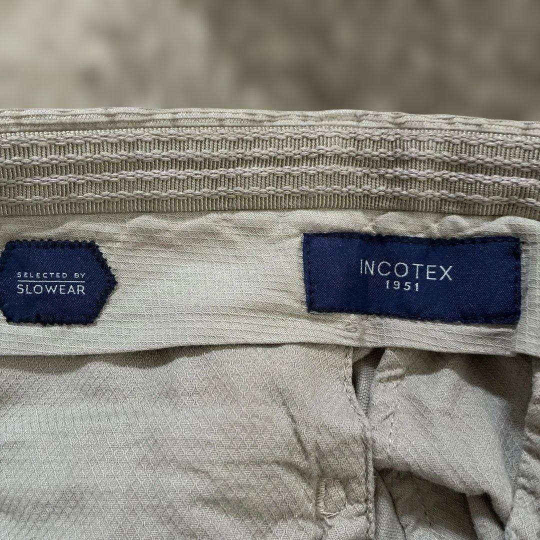 INCOTEX コーデュロイパンツ　ベージュ　46