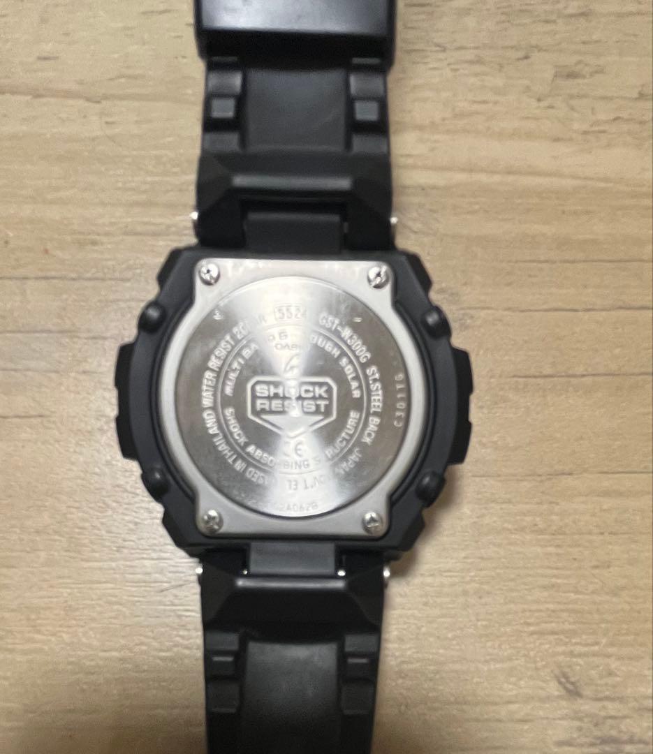 【美品】カシオ Ｇショック G-SHOCK GST-W300G-1A1JF