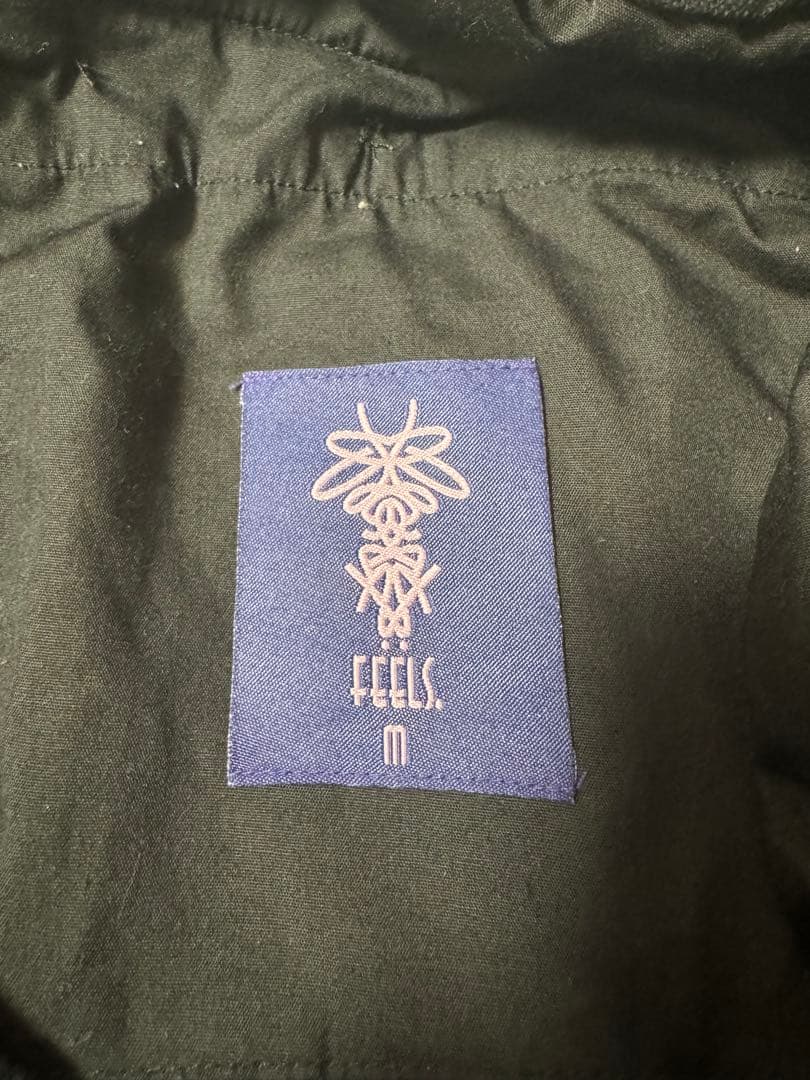 FEELS. LINEN SLACKS BLACK 上杉柊平