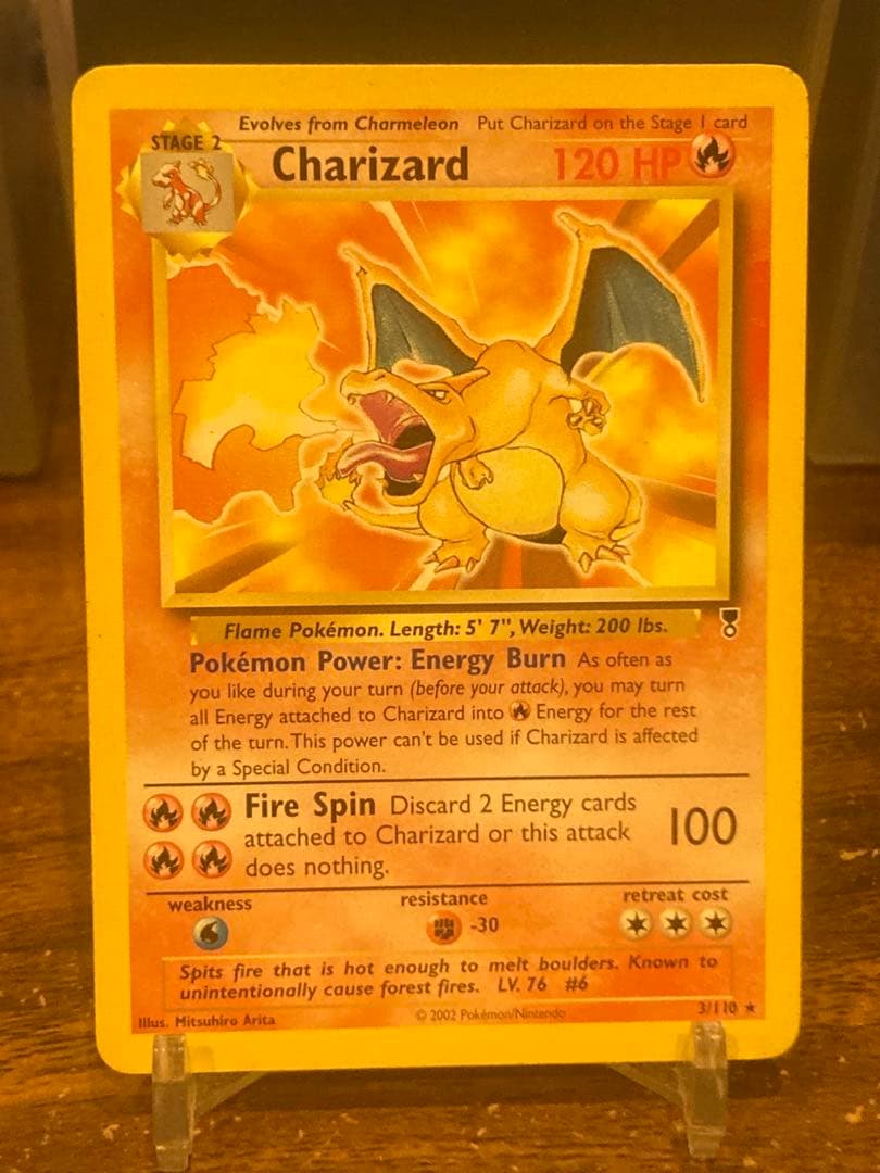 正規品 ノーマルVer リザードン英語版プロモ 3/110【ポケモンカード】