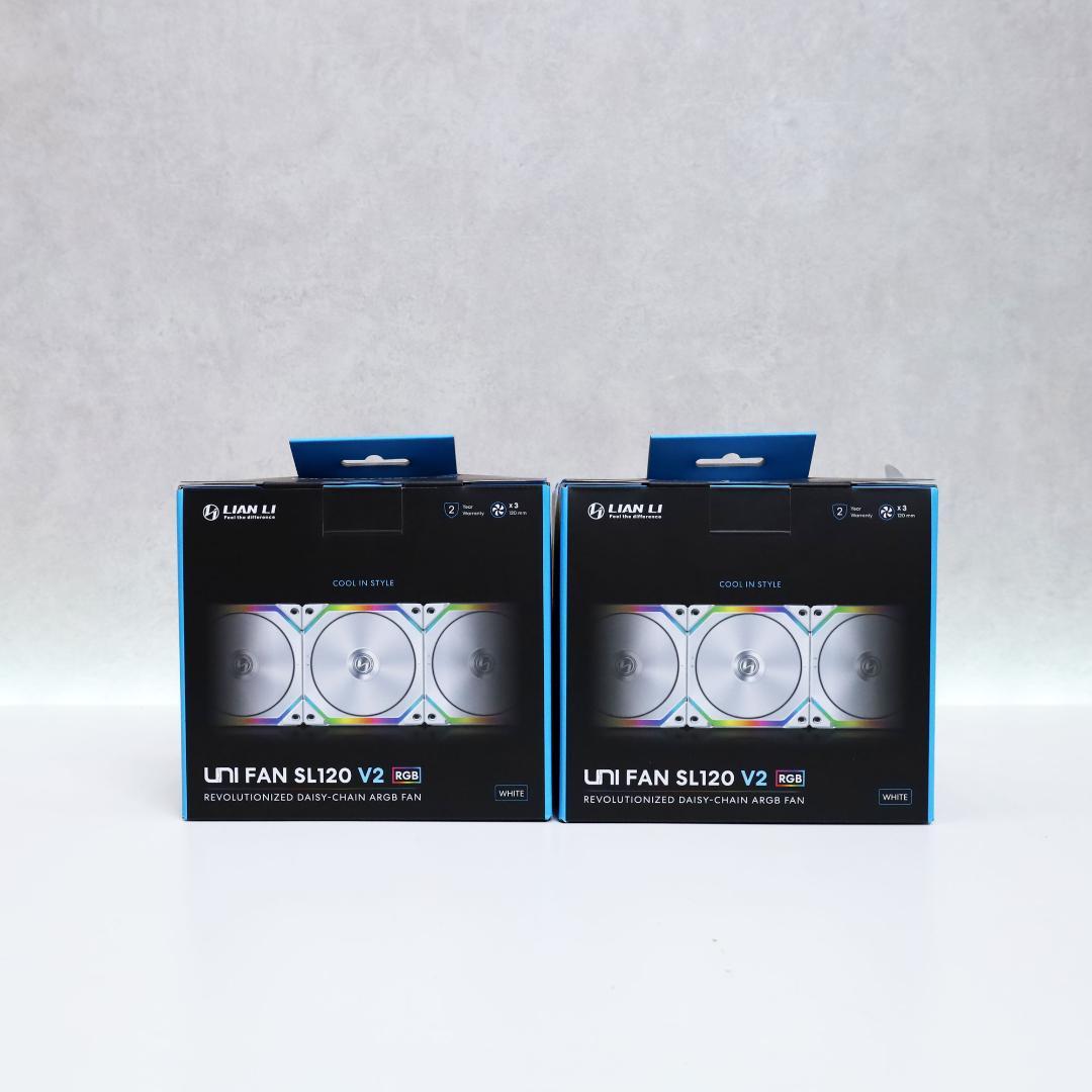 LIAN LI UNI FAN SL120 V2 WT 3個入×2個　⑩