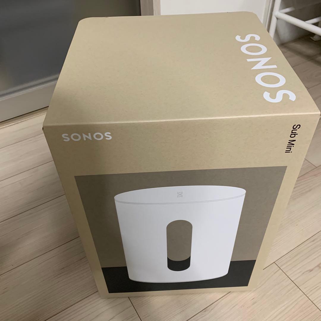 【新品未使用】SONOS Sub Mini ワイヤレスサブウーファー ホワイト