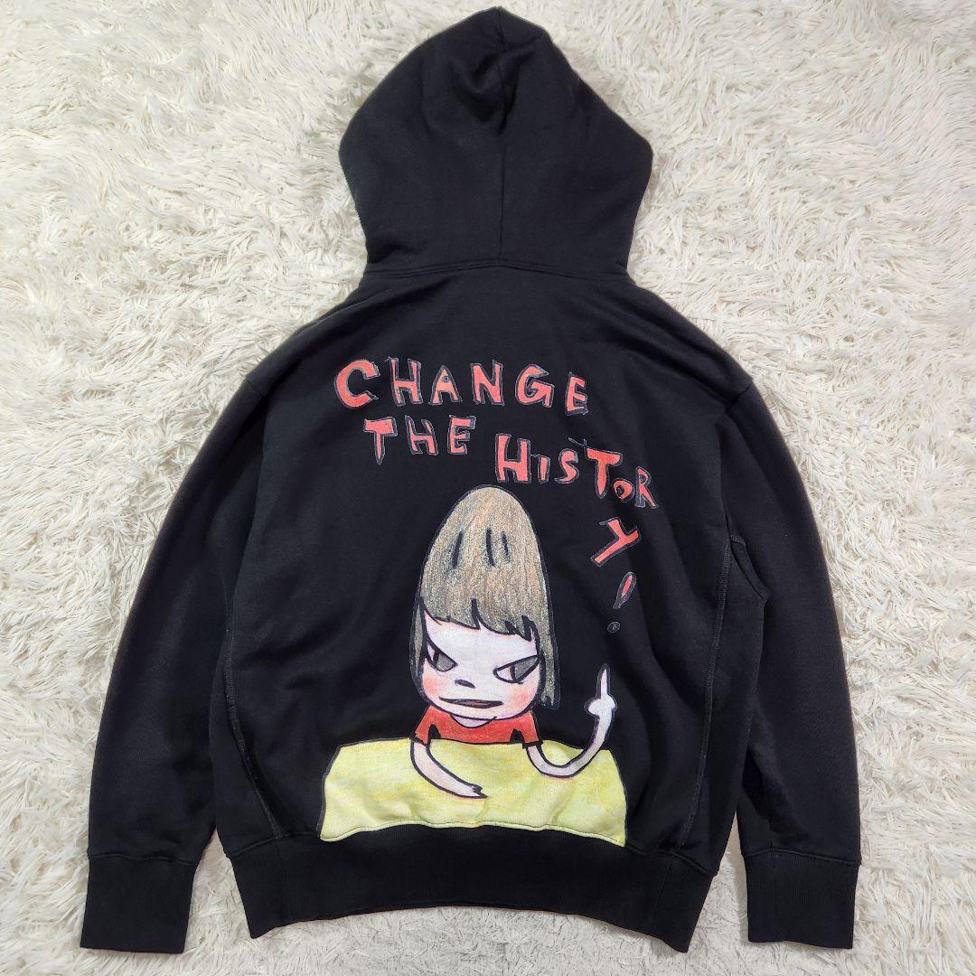 極美品 ステラマッカートニー 奈良美智 ナラヨシトモ フーディ パーカー 黒