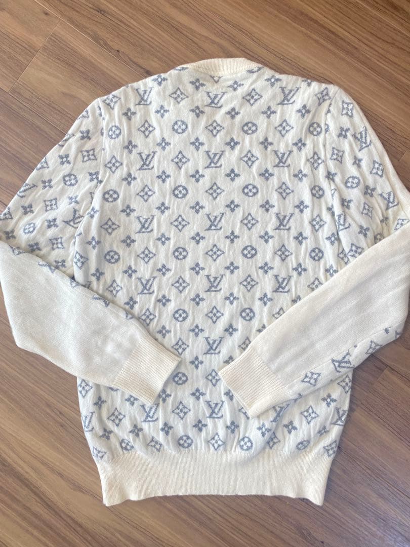 LOUIS VUITTON ニットセーター　M モノグラム　カシミヤ