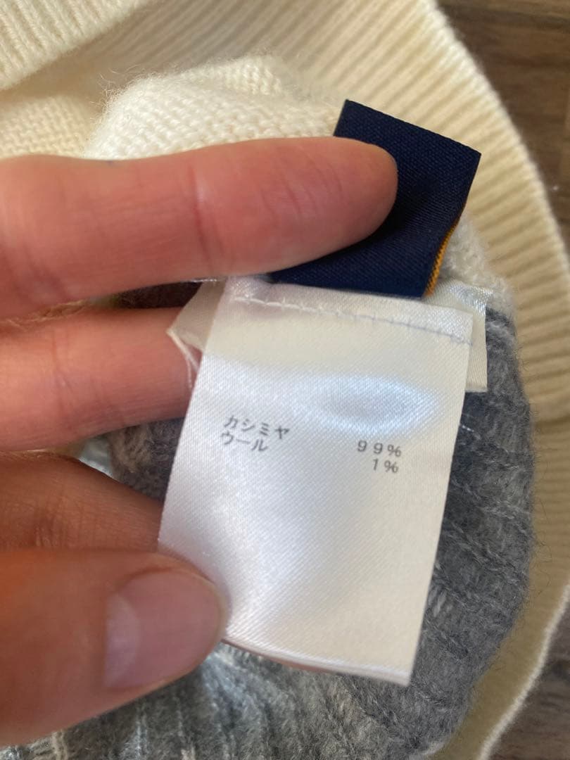 LOUIS VUITTON ニットセーター　M モノグラム　カシミヤ