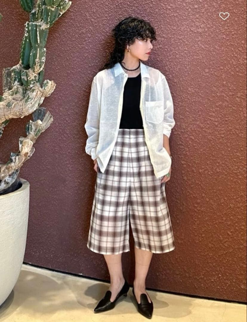 6roku ハーフパンツ　チェック