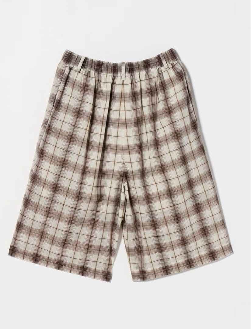 6roku ハーフパンツ　チェック