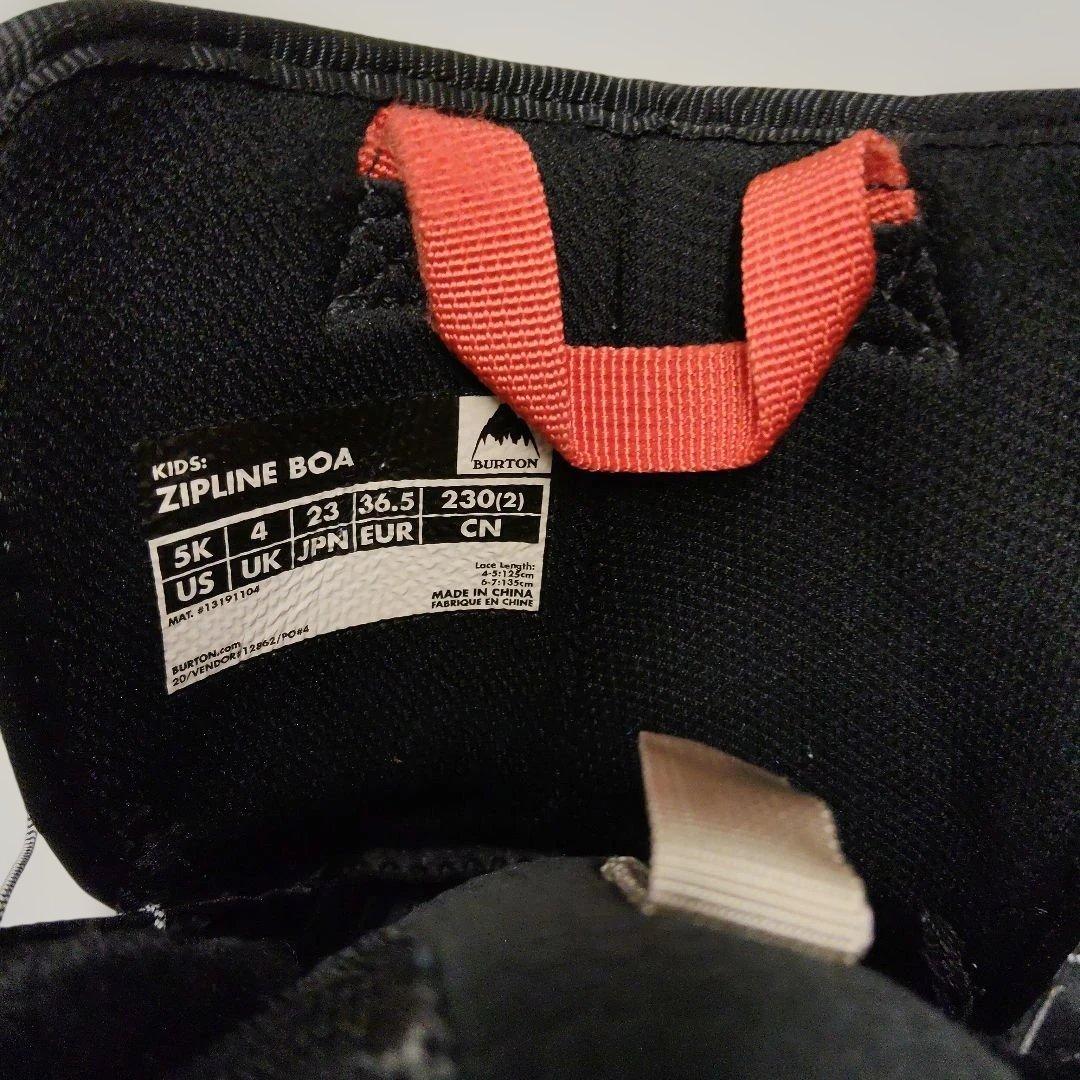子ども用スノーボードブーツ ブラック BURTON バートン ２３センチ