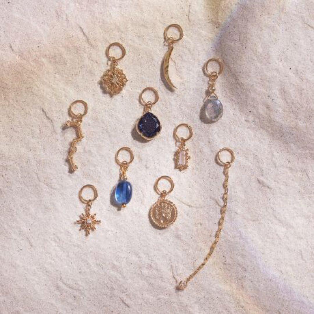 どら☆ノジェス★【Tiny Charm】K10ダブレットチャーム