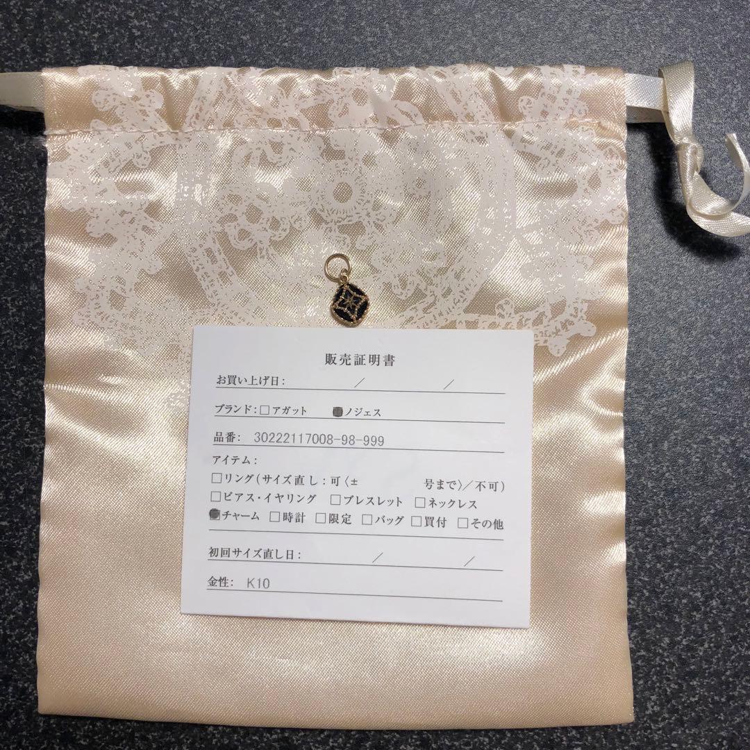 どら☆ノジェス★【Tiny Charm】K10ダブレットチャーム