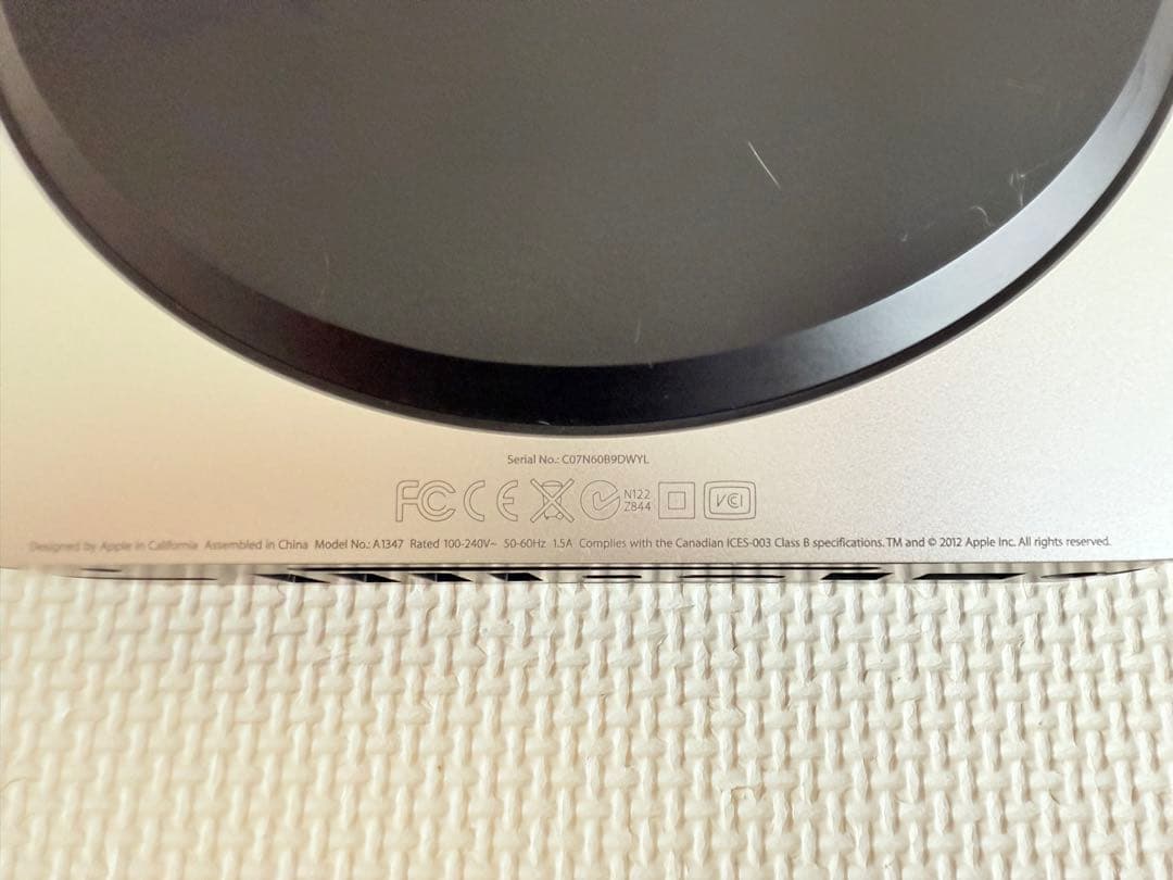 【爆速】Mac mini Late 2012 16GB/SSD500GB