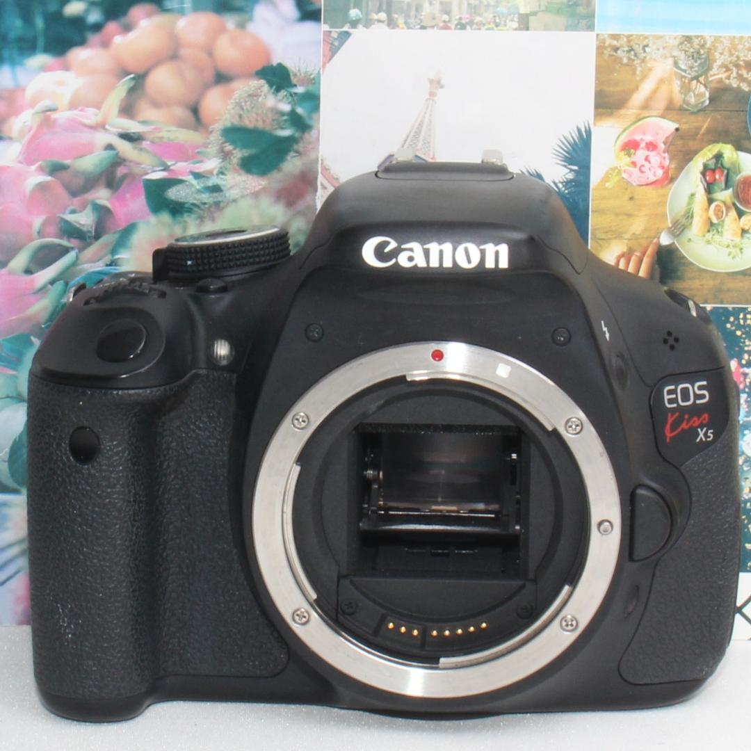 ❤️新品カメラバック付き❤️Canon EOS kiss X5 望遠レンズセット