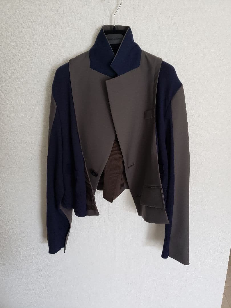 sacai サカイ バイカラージャケット
