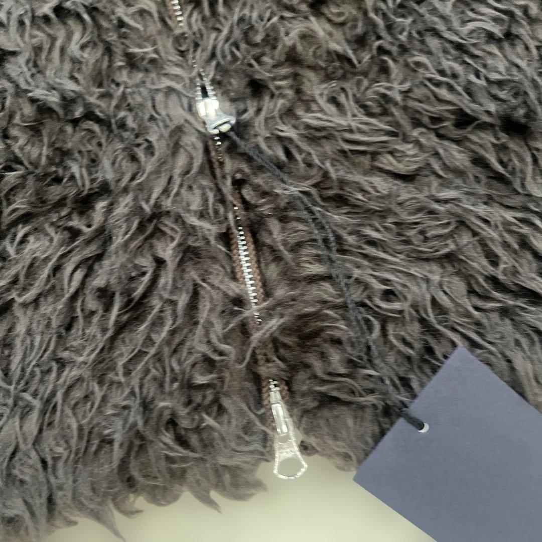 松*枝様 美品 LOEFF ロエフ　ワイルド ボア ブルゾン ブラウン ジャケッ