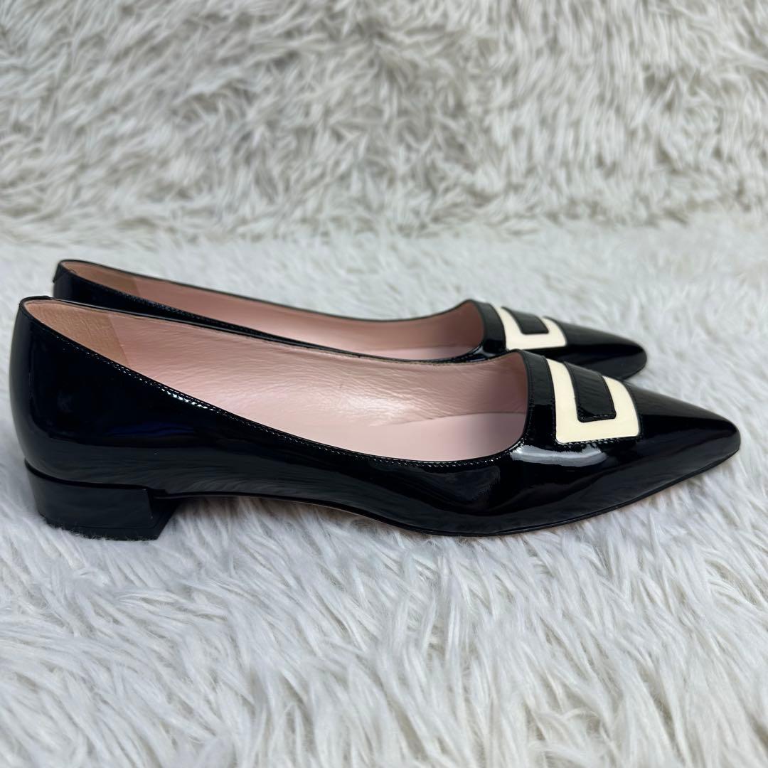 新品 Roger Vivier ロジェヴィヴィエ フラットシューズ パテント