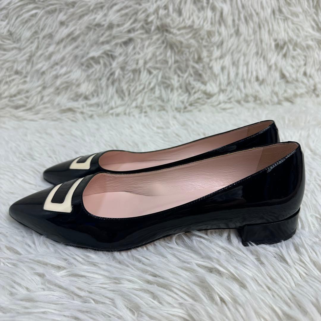 新品 Roger Vivier ロジェヴィヴィエ フラットシューズ パテント