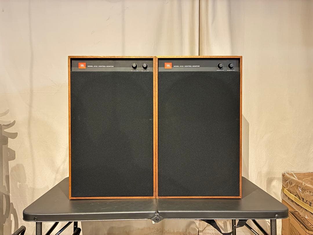 【音質良好】JBL4312Aスピーカー/2本セット/木目ウォルナット