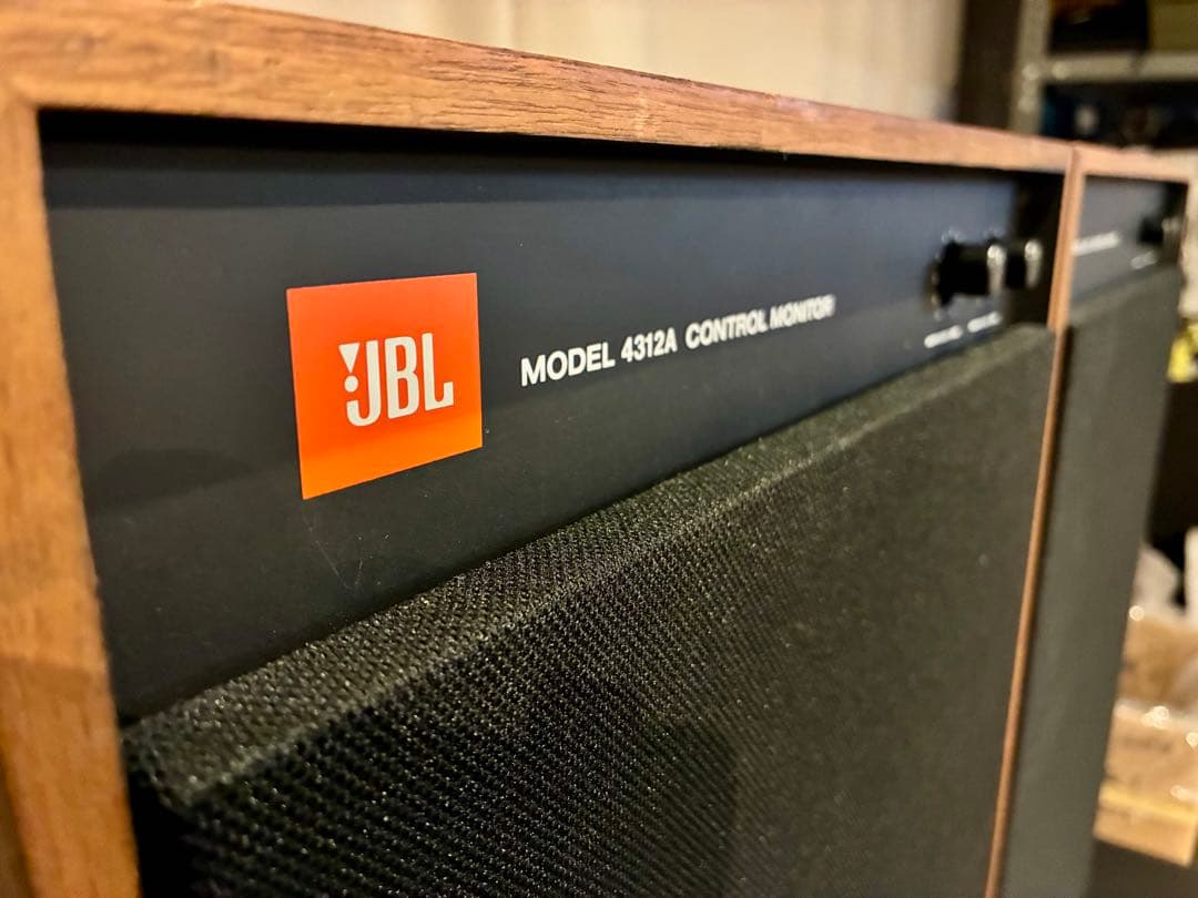 【音質良好】JBL4312Aスピーカー/2本セット/木目ウォルナット