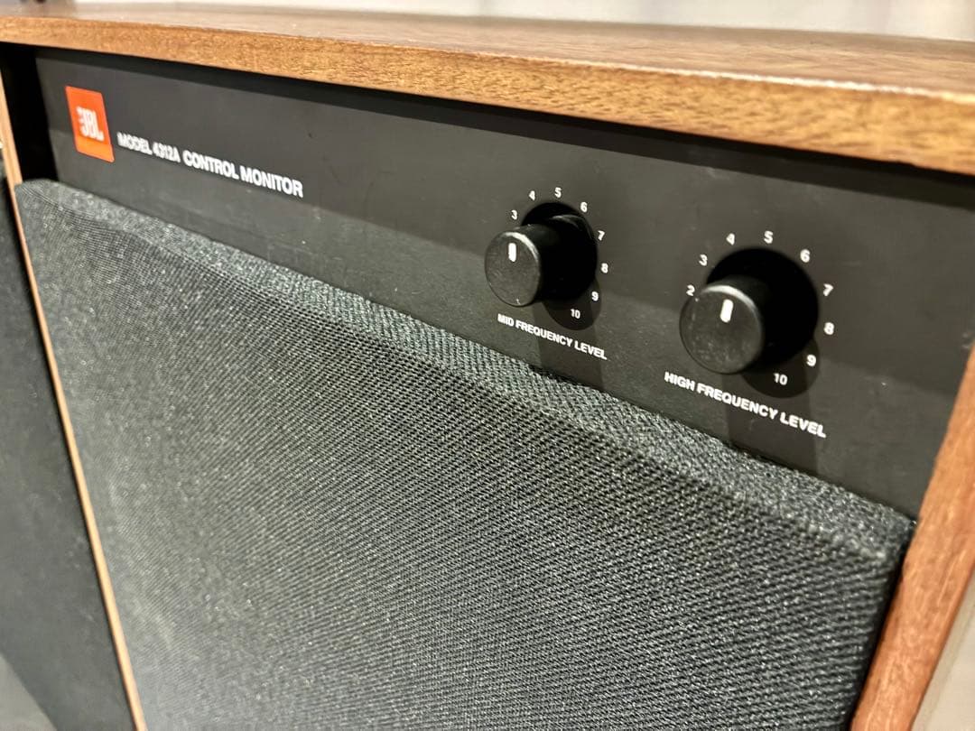 【音質良好】JBL4312Aスピーカー/2本セット/木目ウォルナット