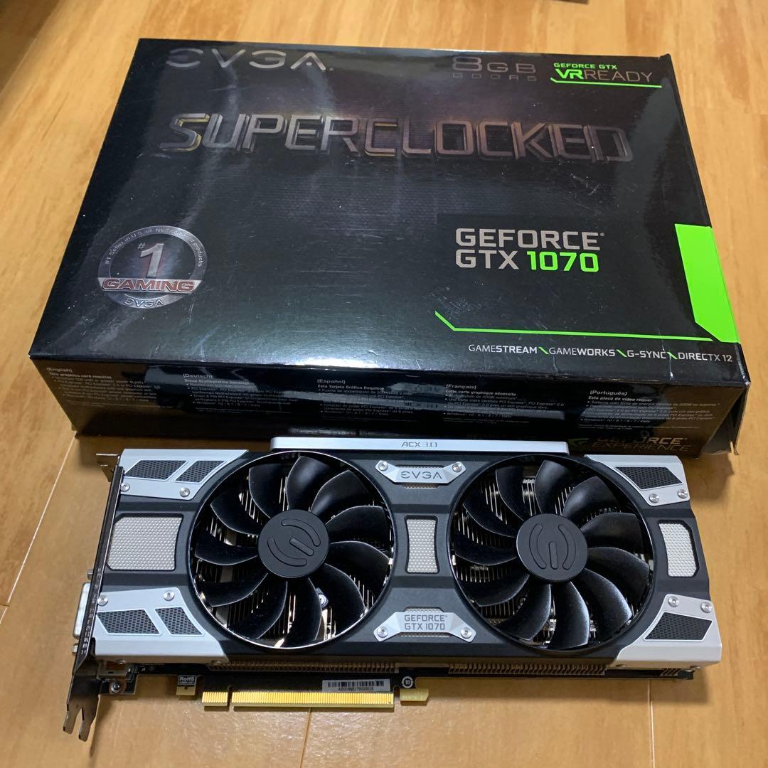 グラフィックボード・グラボ・ビデオカード EVGA GeForce GTX 1070 Superclocked