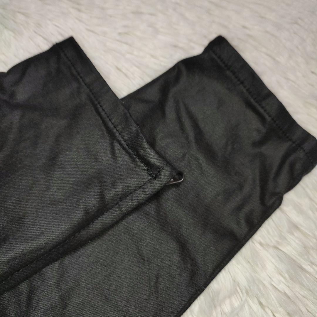 mnml size 28 スキニーデニム ブラック コーティング ミニマル