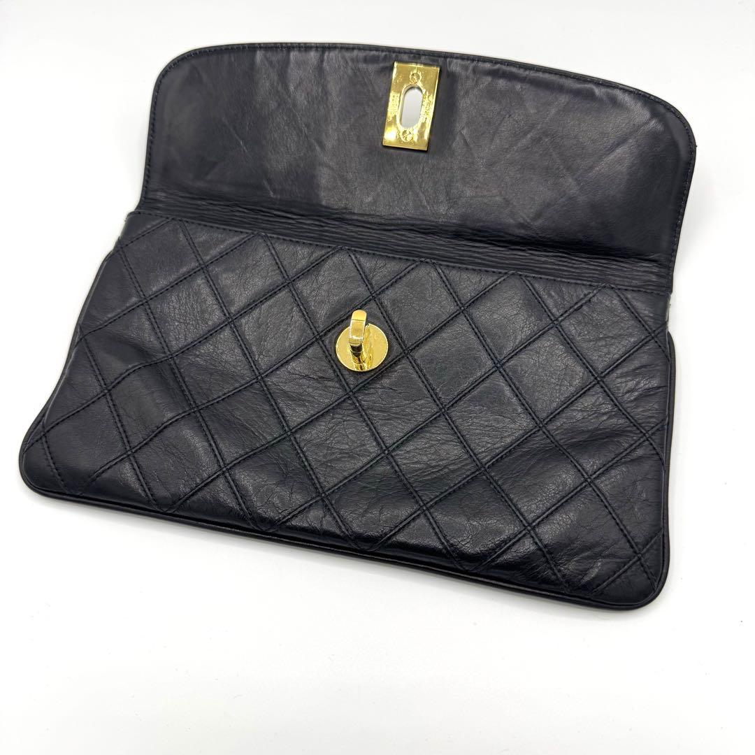 CHANEL シャネル ココマーク ターンロック ビコローレ クラッチ バッグ