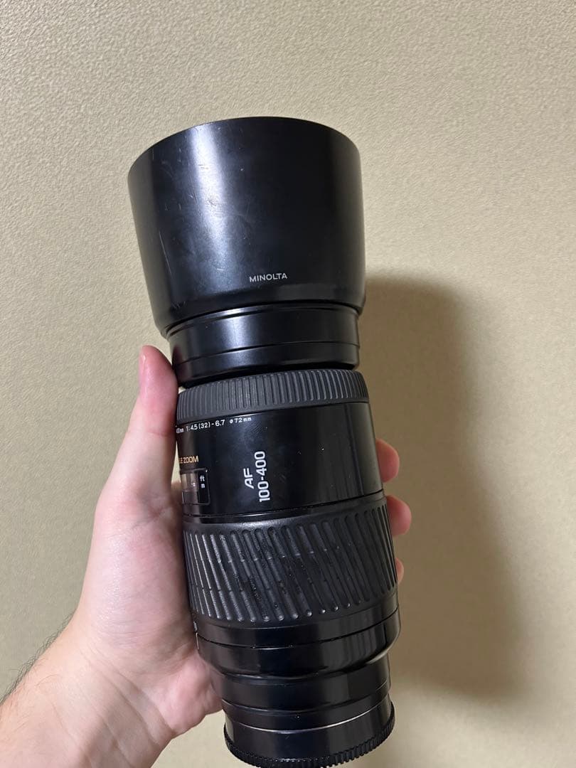 レンズ(ズーム) minolta 100-400 apo