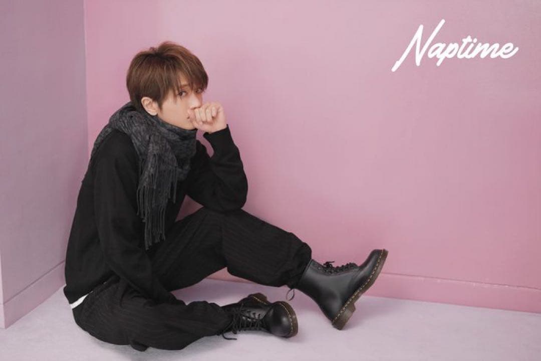 Naptime ストール　ブラック　nissy 西島隆弘