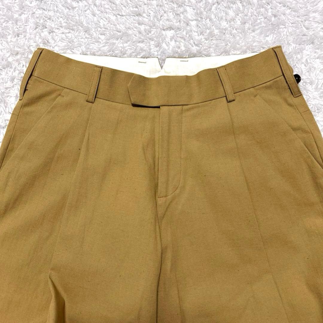 極美品✨ MAATEE&SONS 俺の軍パン サイズ1 ベージュ コットンヘンプ