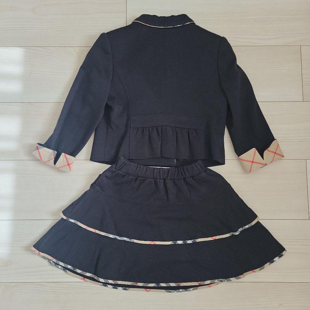 バーバリーロンドン　女の子　スーツ　ブラウス付　卒園　入学　お受験　発表会