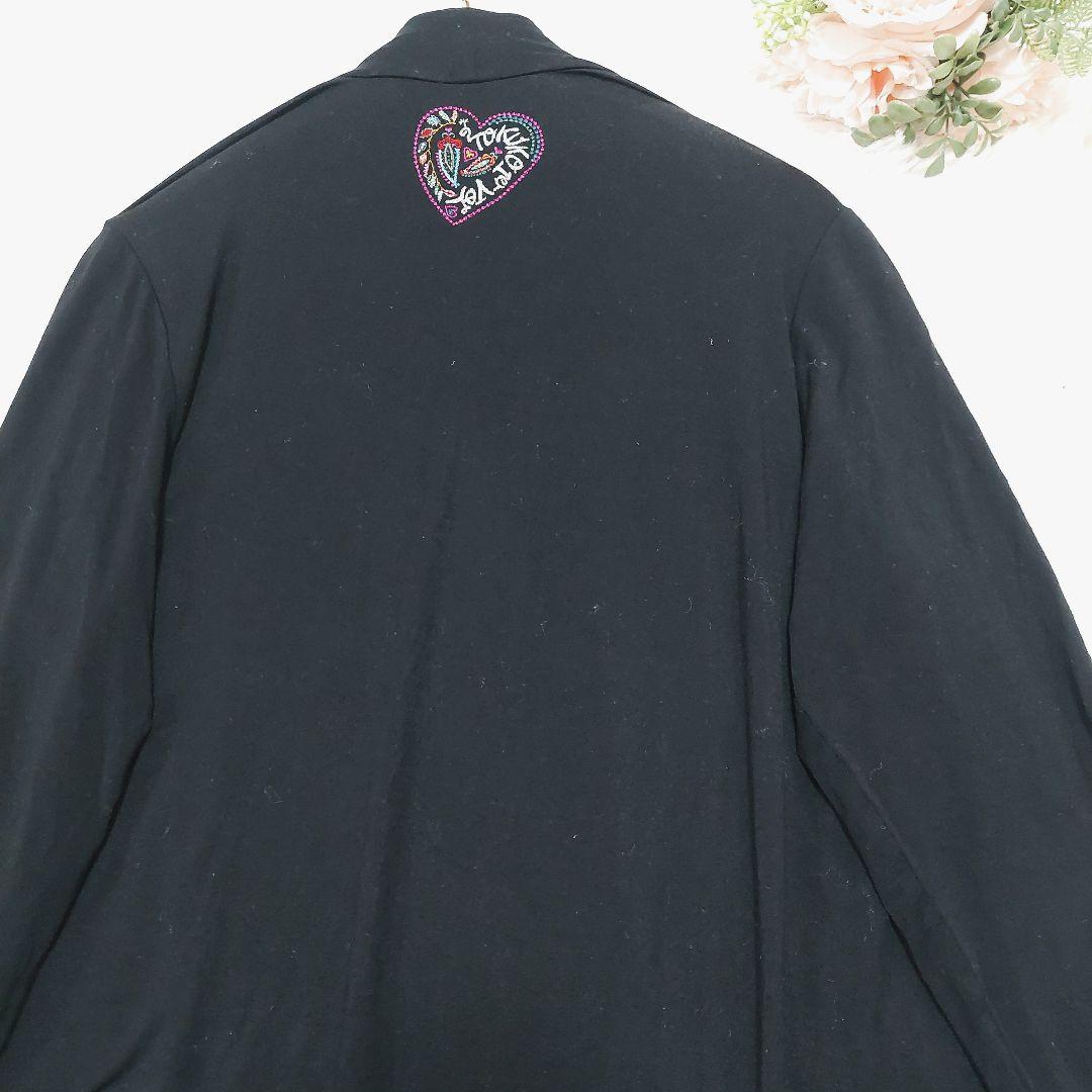 美品 トクコプルミエヴォル マルチカラー プリント ハート刺繍 チュニック