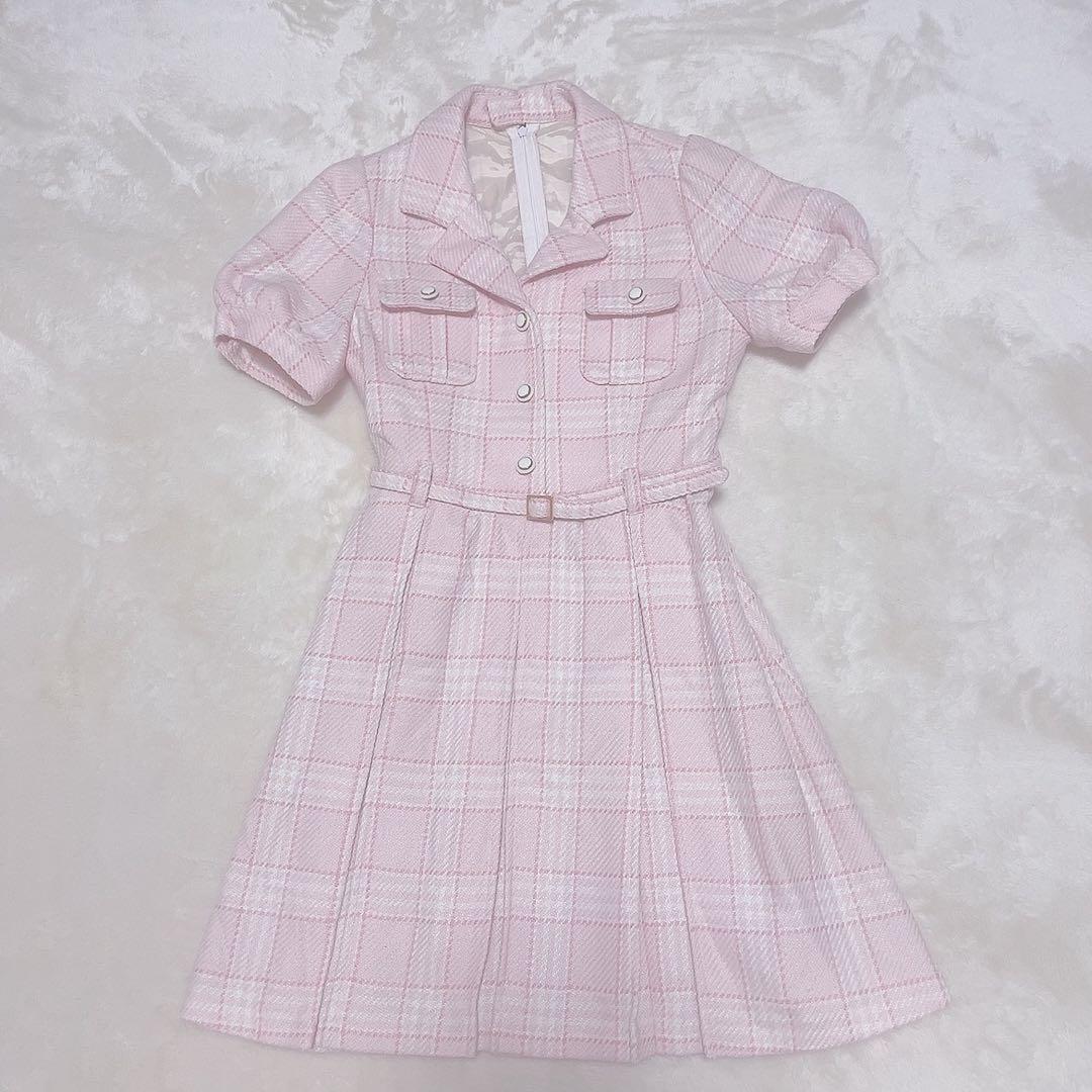 希少！LIZLISA トゥララ ピンクチェックワンピース 姫ギャルy2k