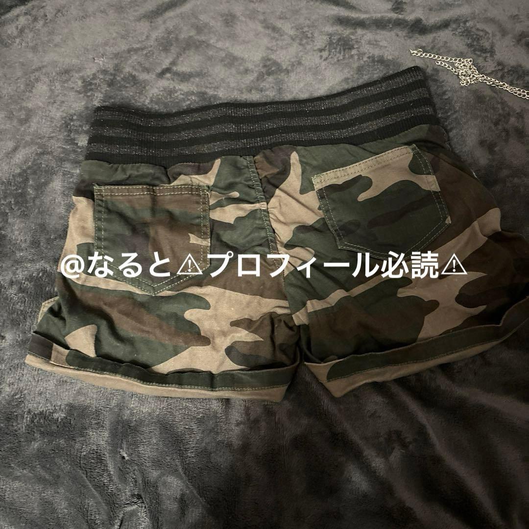 迷彩 ミニタリー 00s グランジ y2k 平成ギャル ショートパンツ