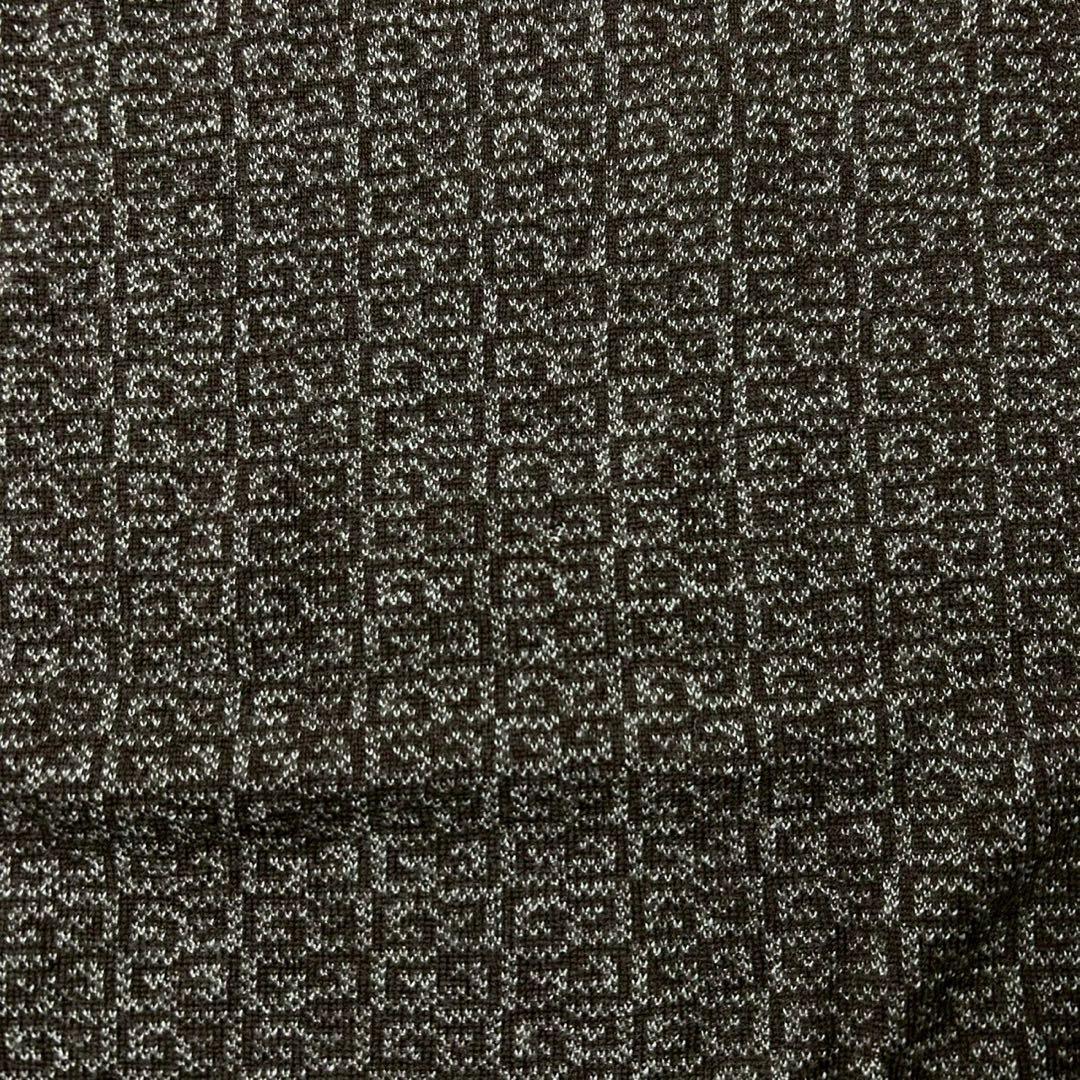 80s Monsieur givenchy ジバンシイ モノグラム柄ニット 総柄