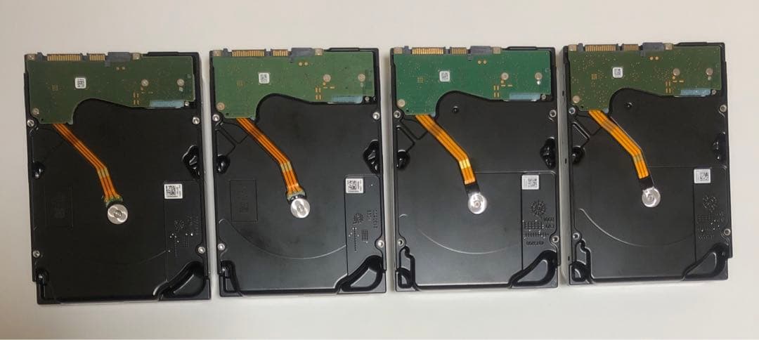Seagate Exos X16 16TB SATA HDD 4個セット