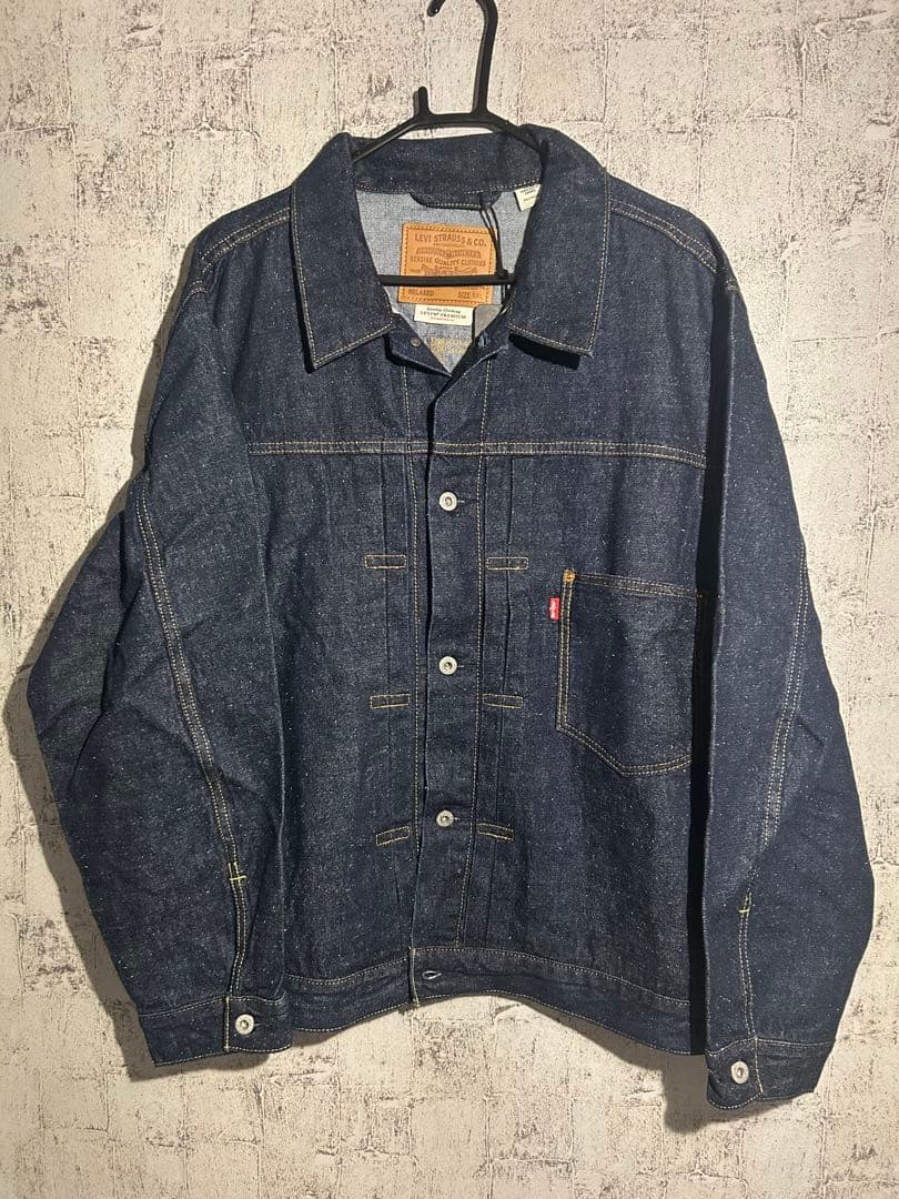 Levi’s TYPEⅠトラッカージャケットXXLダークインディゴWORN IN