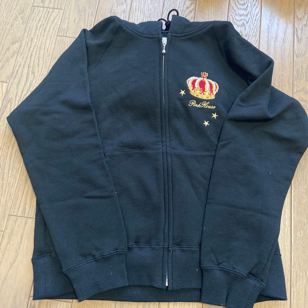 ピンクハウス スノーフェアリーテールパーカー黒