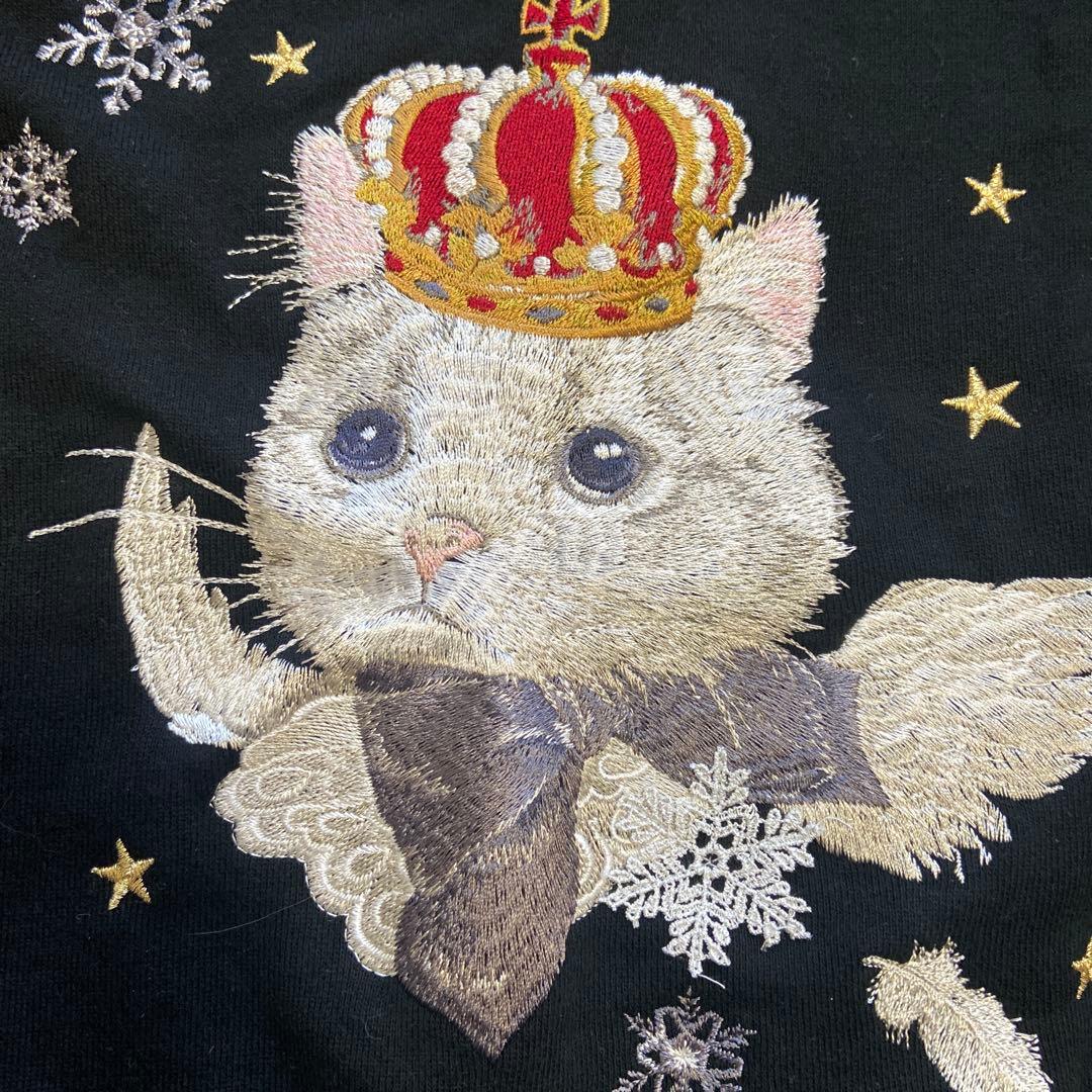 ピンクハウス スノーフェアリーテールパーカー黒