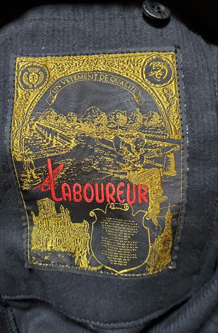 ルラブルール コーデュロイ LE LABOUREUR ブラック