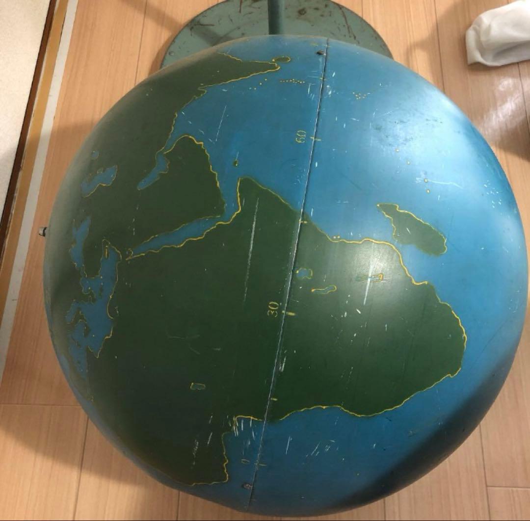 置物 ANTIQUE (A.J.NYSTROM&CO ) MILITARY GLOBE