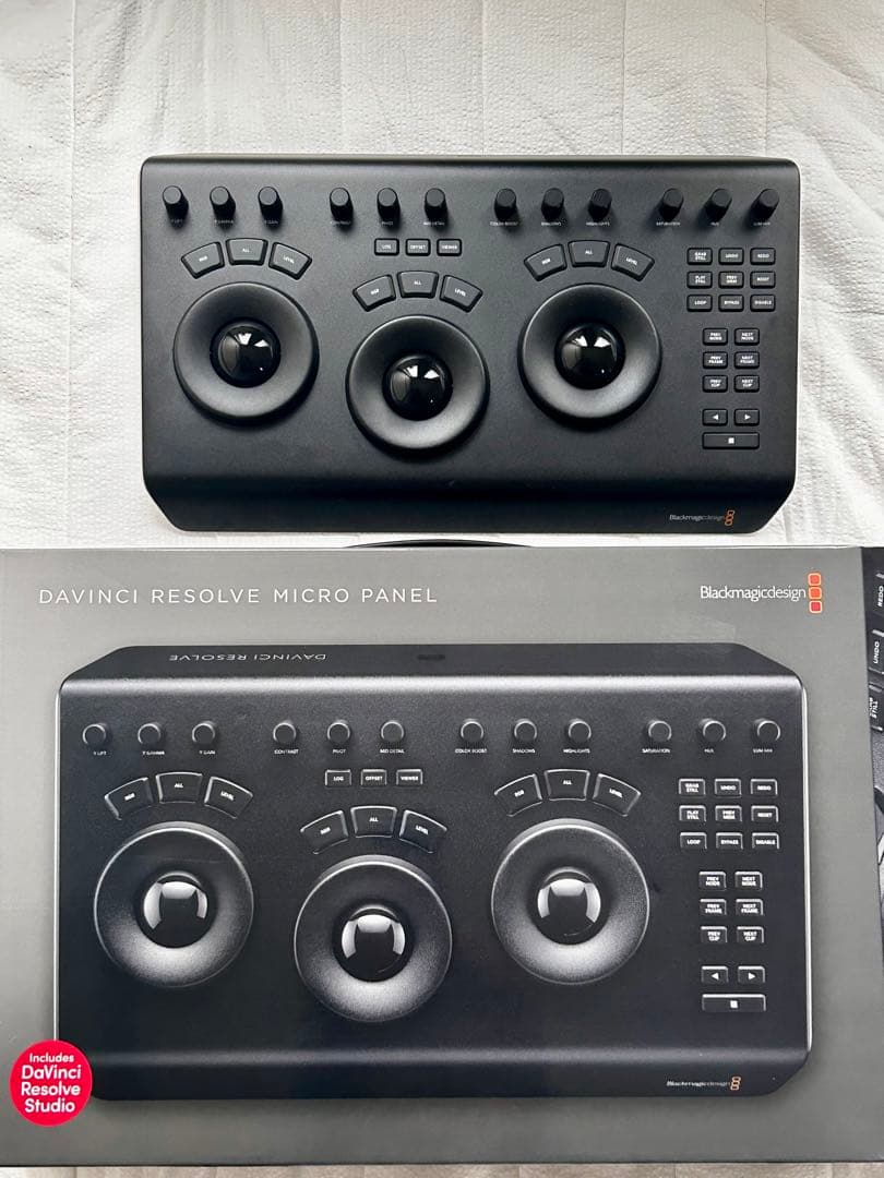 ダヴィンチ・リゾルブ DaVinci Resolve Micro Panel