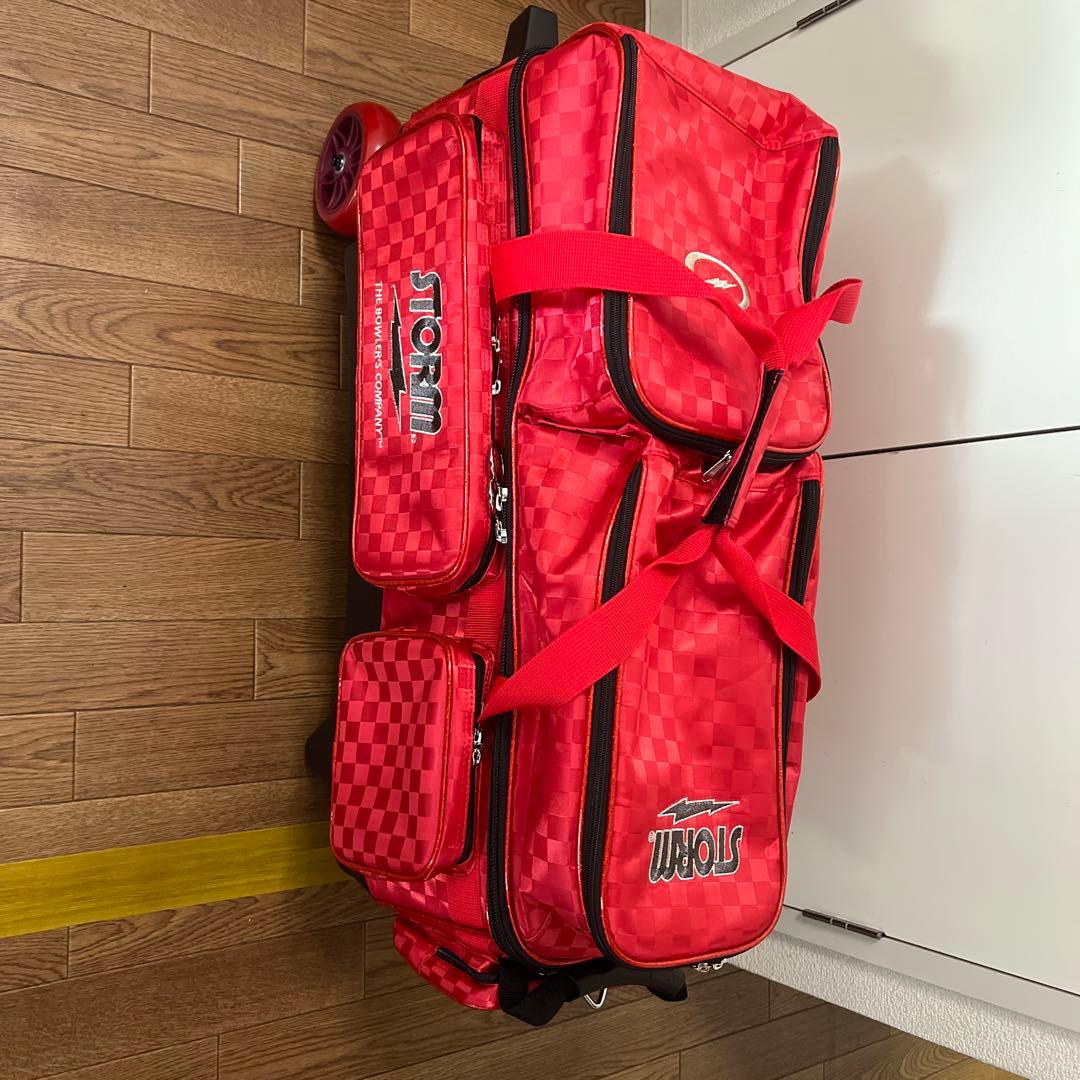 STORM ボウリング用バッグ レッド 大容量