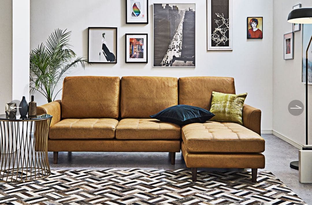 MAULS II カウチソファ レザーテックス　⭐︎値下げ中！