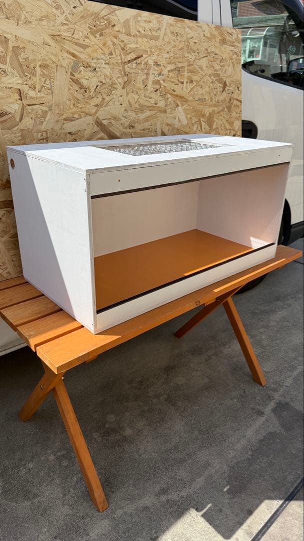 木製飼育ケージ 90×45×45 サイズオーダー可　爬虫類　小動物